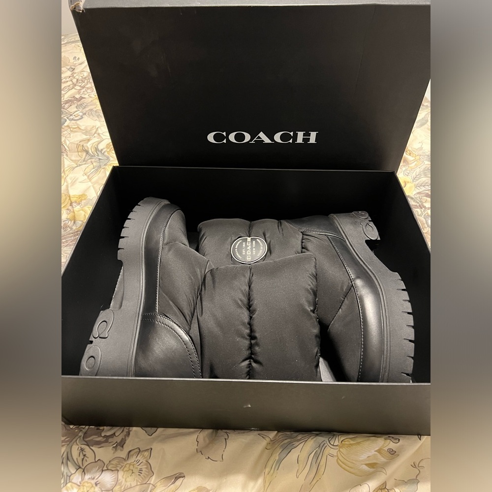 New in box Coach Rya boots in size 11 B